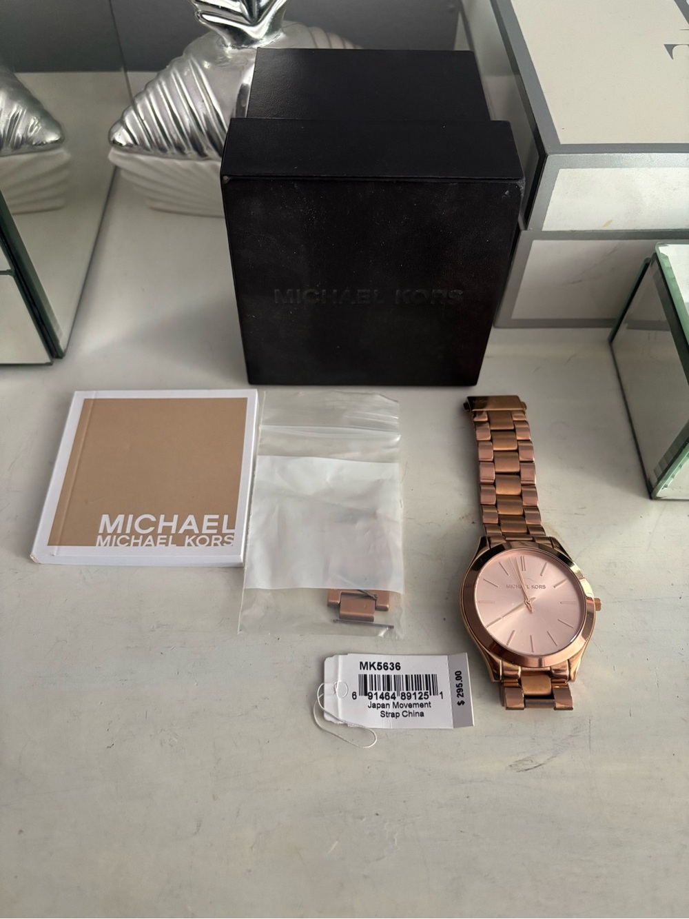 Michael Kors rose gold watch
